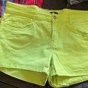 H&M Women's Bright lime Jean Shorts